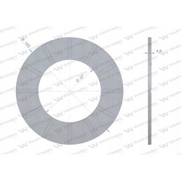 Šarnyrinio teleskopinio veleno frikcinės sankabos pamušalas