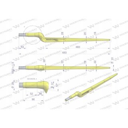 Universalus krautuvas zl 680 mm warynski round