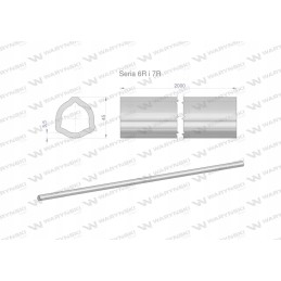 Vidinis trikampis vamzdis, 6r ir 7r serijos, veleno velenas