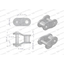 Grandinė pologniwo warynski p20b 1 r1 1 1 4 x5