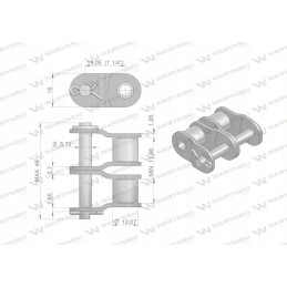 Pologniwo grandinė 12b 2 r2 3 4 Warynski sprz