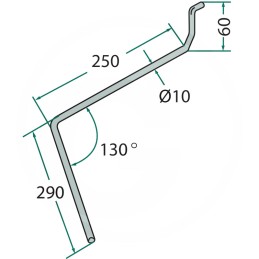 Dešinysis sėjamosios noragas, ilgas II, amazo