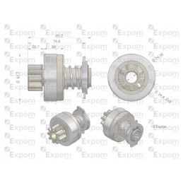 Starterio movos mazgas, kibirkštinio tipo MSX 7
