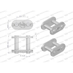 Grandininė spyna z16b 1 Warynski
