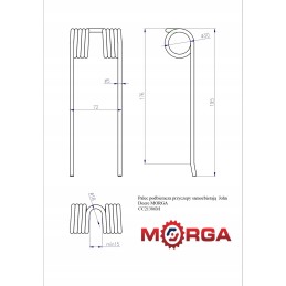 Jono krautuvo vagono rinktuvo pirštas