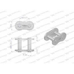 Waryn pramoninės grandinės užraktas