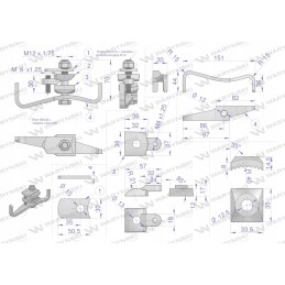 Pirštų tvirtinimo rinkinys Pottinger Warynski