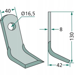 Kuhn orsi vogelnoot zampini vejapjovės peiliukai