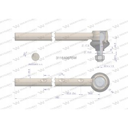 Vairo jungties korpusas 382mm 3116406r5 warynski