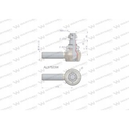 John Deere strypo galo jungtis 115 mm AL37523