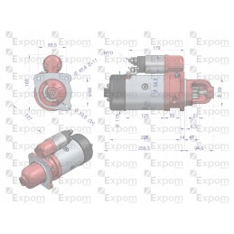Starteris r10c 300852er 24v 4 8 kw sw 400 reg