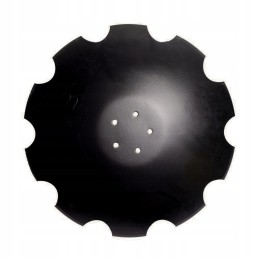 Dantyta plokštė 560 mm x 4 mm 5 skylės su 10 plieninių colių