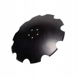 Dantyta plokštė 560 mm x 4 mm 5 skylės su 10 plieninių colių