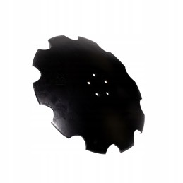 Dantyta plokštė 560 mm x 4 mm 5 skylės su 10 plieninių colių