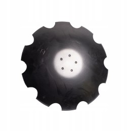 Dantyta plokštė 560 mm x 4 mm 5 skylės su 10 plieninių colių