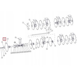Dantytas diskas fi 560 30 5 4 br 125 unia 1279 60