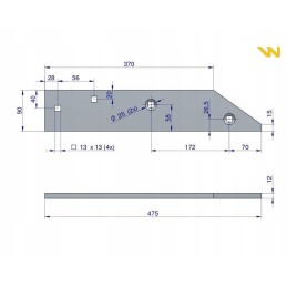 Priekinis slydimas l po741 unia xl 1116720010 warynski