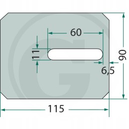Amazon metalo grandiklis 3 mm