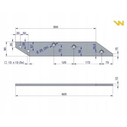 Galinis kairysis slydimas p0739 unia xl 1116740010 warynski