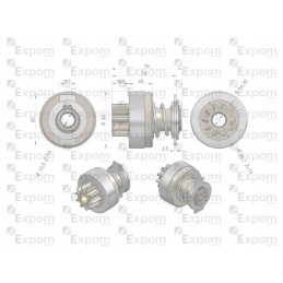 Starterio movos mazgas msx170ex aze4217 i