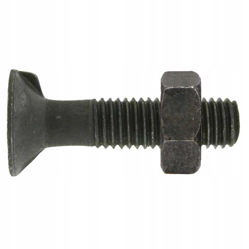 Sraigtas su veržle M12x1 75x45 mm 10 9x25 vnt.