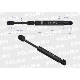 Durų pavara l max 250mm korpusas ih mckormick