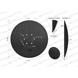 Lygi plokštė fi 460 6 120 3 2 mm boro plienas maxx