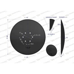Lygi plokštė fi 460 6 120 3 2 mm boro plienas maxx