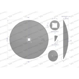 Lygi plokštė 460mm Warynski iš 5195460 30