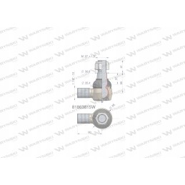Vairo jungtis 80mm m1 1 4 12 81863815