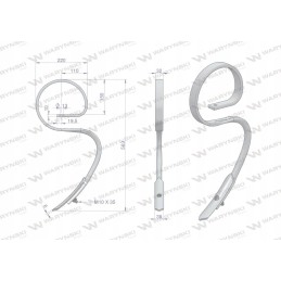 Spyruoklinis dantis 013 32x10 motogeneric