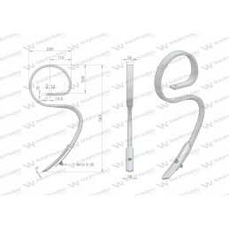 Spyruoklinis dantis 013 32x10 motogeneric