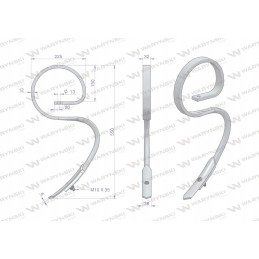 Spyruoklinis dantis 32x12 motogeneric