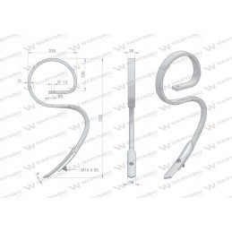 Spyruoklinis dantis 32x12 motogeneric