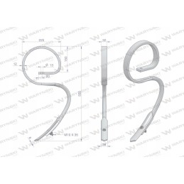 Spyruoklinis dantis 32x12 motogeneric