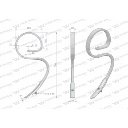 Spyruoklinis dantis 32x12 motogeneric