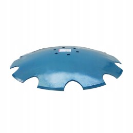 Dantyta plokštė 560, storis 4mm, 6 skylės, 120 mm r