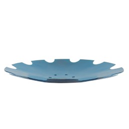 Dantyta plokštė 560, storis 4mm, 6 skylės, 120 mm r