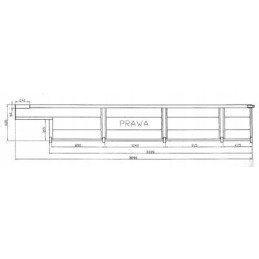 Dešinės sienos tandemas 1 5 mm pusė