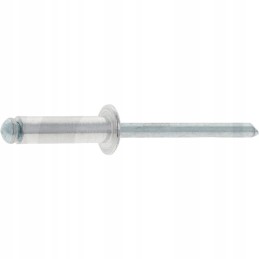 Pakuotėje 200 žaliuzių kniedžių plokščia galvute 6x20 mm