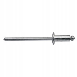 Pakuotėje 200 žaliuzių kniedžių plokščia galvute 6x20 mm