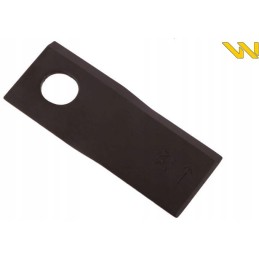 Kairysis vejapjovės peilis 126x48x4mm skylė 20 5x23
