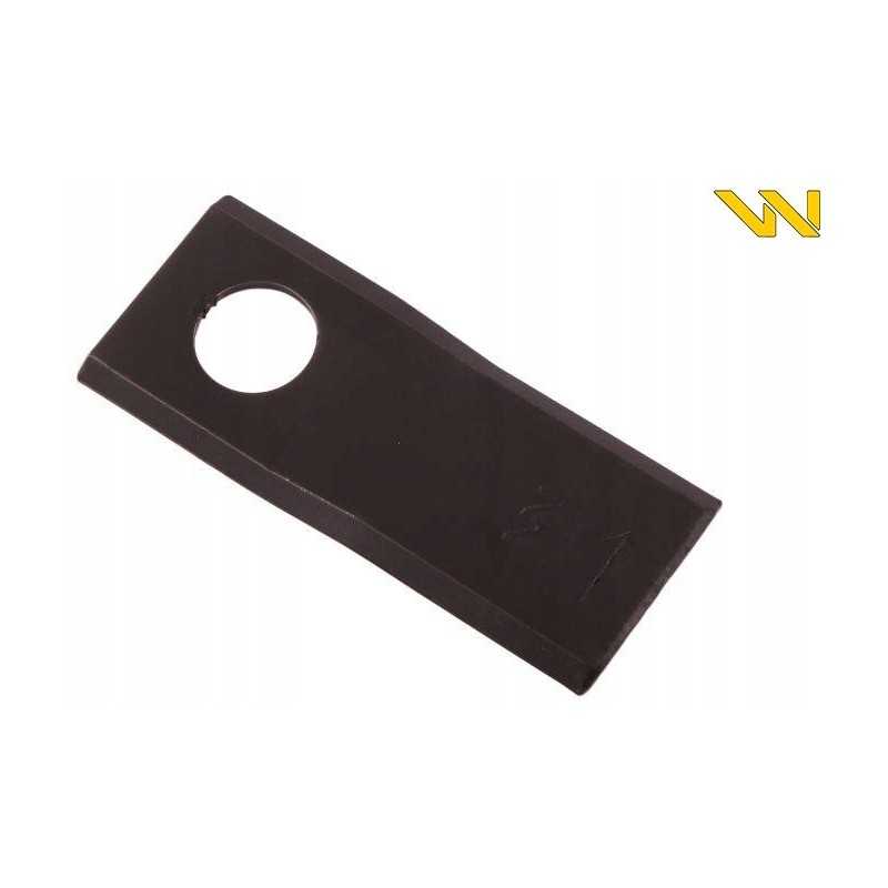 Kairysis vejapjovės peilis 96x40x3mm skylė 19 panaudojimų