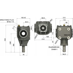 Bomet z 15-22 vairalazdės pavarų dėžė