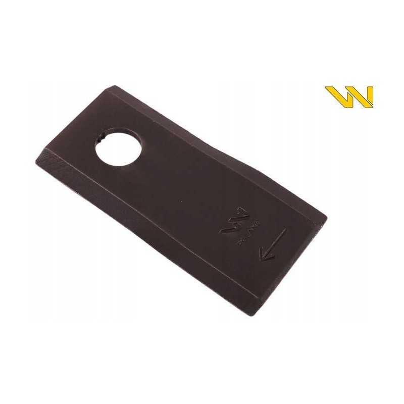 Dešinysis vejapjovės peilis 95x45x3 5 mm skylė 16 25