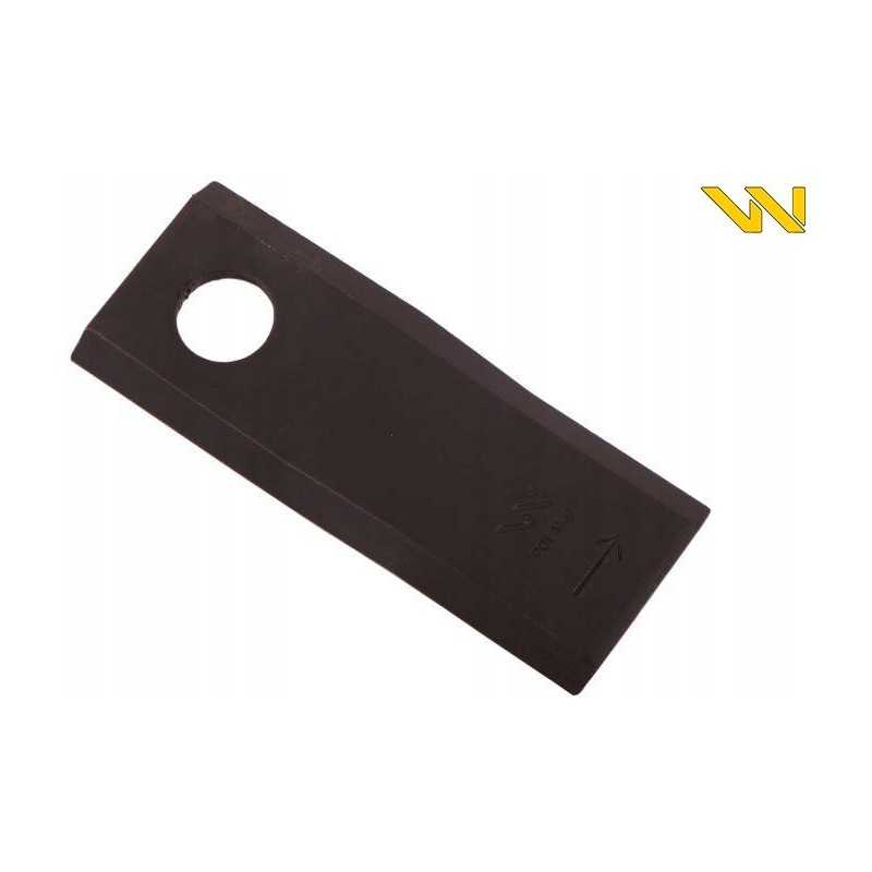 Kairysis vejapjovės peilis 115x45x4mm skylė 18 25