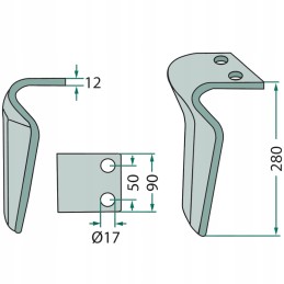 Maschio maletti tortella aktyviųjų akėčių dantų rinkinys
