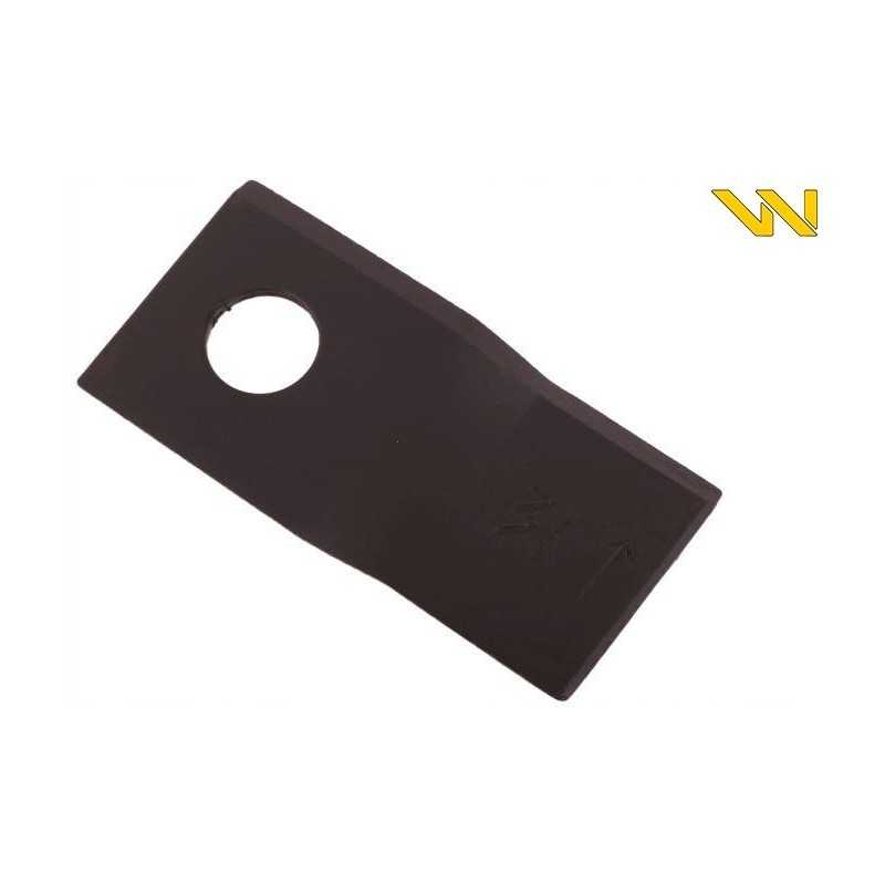 Kairysis vejapjovės peilis 100x48x3mm skylė 19 panaudojimų