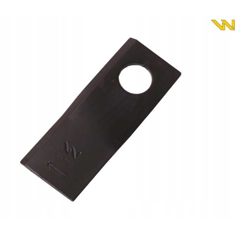 Vejapjovės peilis, dešinysis, 100x40x3mm, anga 19, keitimas