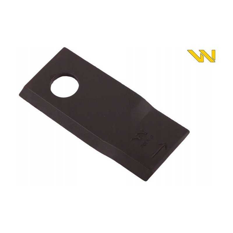 Kairysis vejapjovės peilis 107x50x4mm skylė 19 panaudojimų